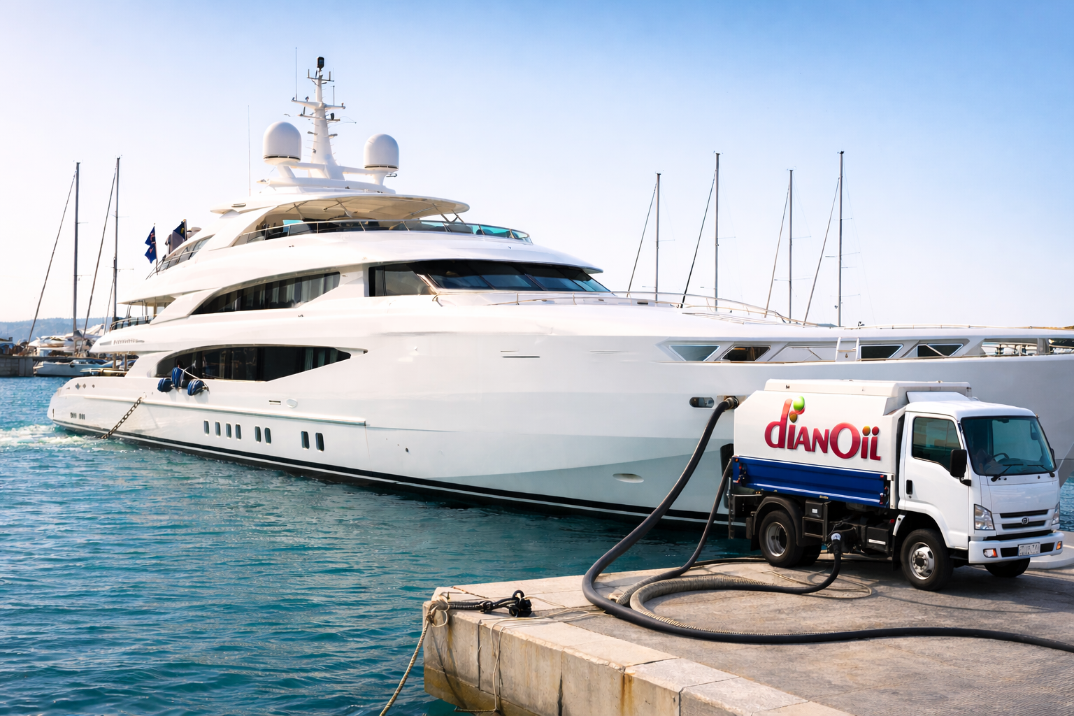 Εξυπηρέτηση σκαφών στη μαρίνα Πάτρας